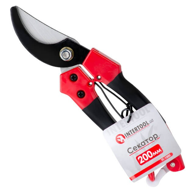 Секатор 200 мм INTERTOOL FT-1000