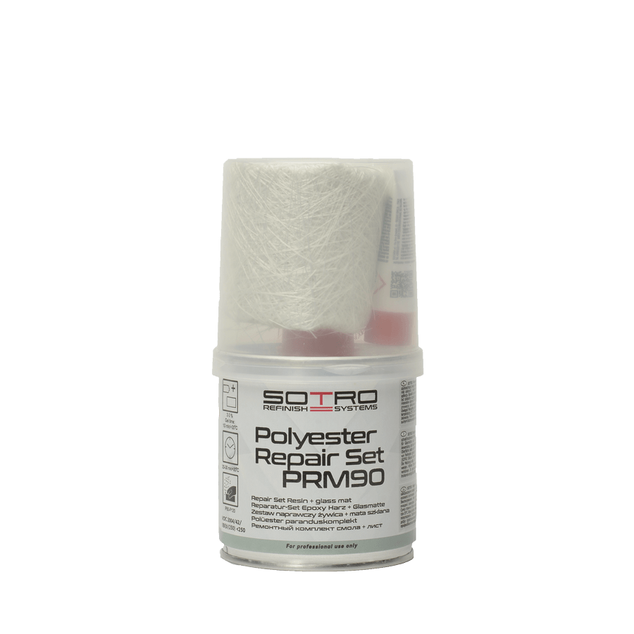 Комплект ремонтний (живиця+скломат) Sotro Polyester Repair Set PRM90 250г