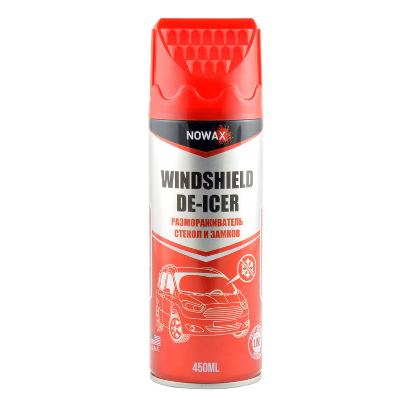 Розморожувач лобового скла Nowax Windshield De-Icer 450мл (NX45019)
