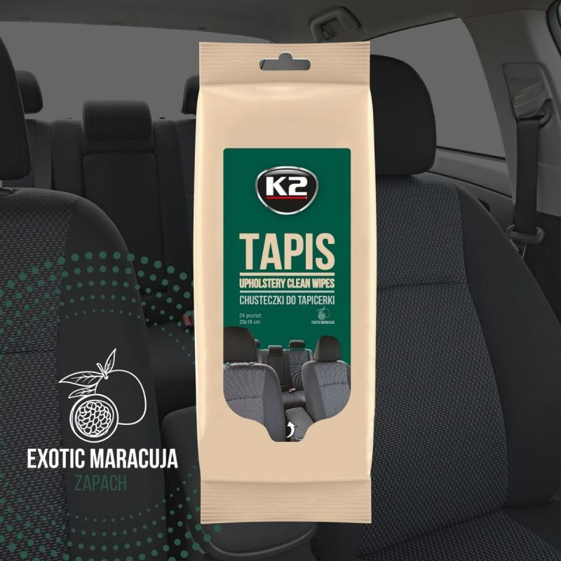 Серветки для очищення тканин K2 Tapis (в упаковці 24шт)