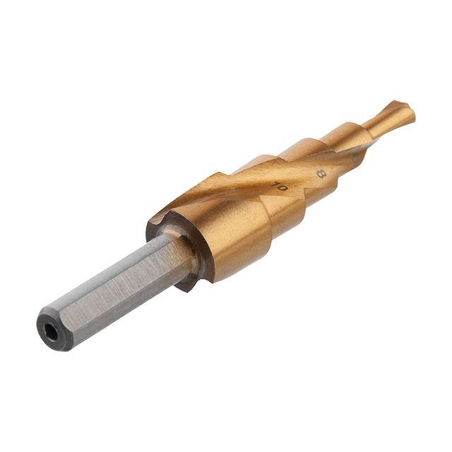 Свердло ступінчасте по металу, спіральне, 4-12 мм INTERTOOL SD-5833