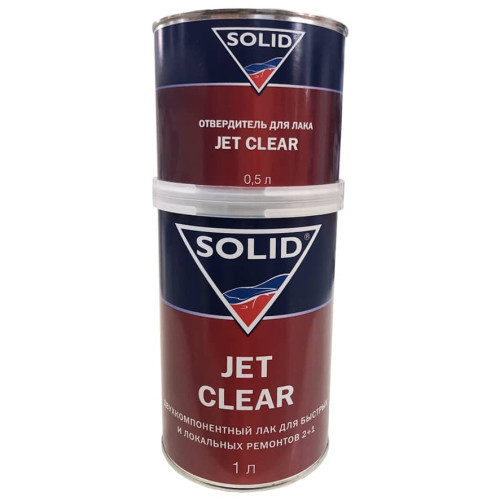 Лак швидкий 2+1 Solid Clear Jet  1,5 л