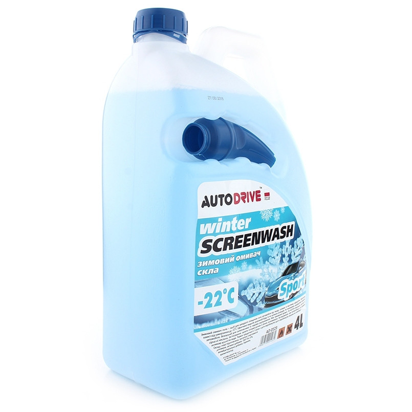 Омивач скла зимовий AUTO DRIVE Winter Screenwash Sport -22°C AD0123 4л
