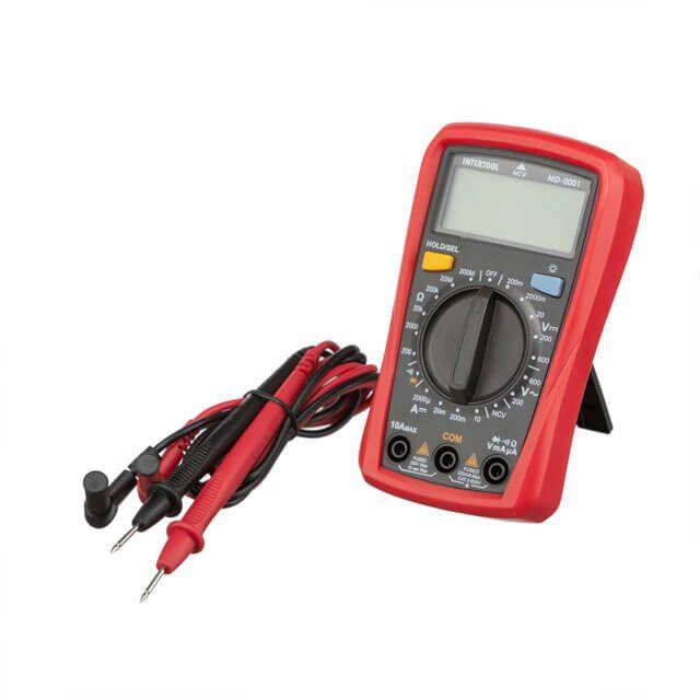 Мультиметр цифровий  CAT II-300 В / CAT I-600 В INTERTOOL MD-0001