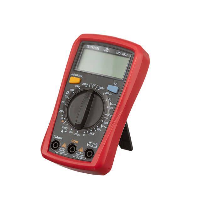 Мультиметр цифровий  CAT II-300 В / CAT I-600 В INTERTOOL MD-0001