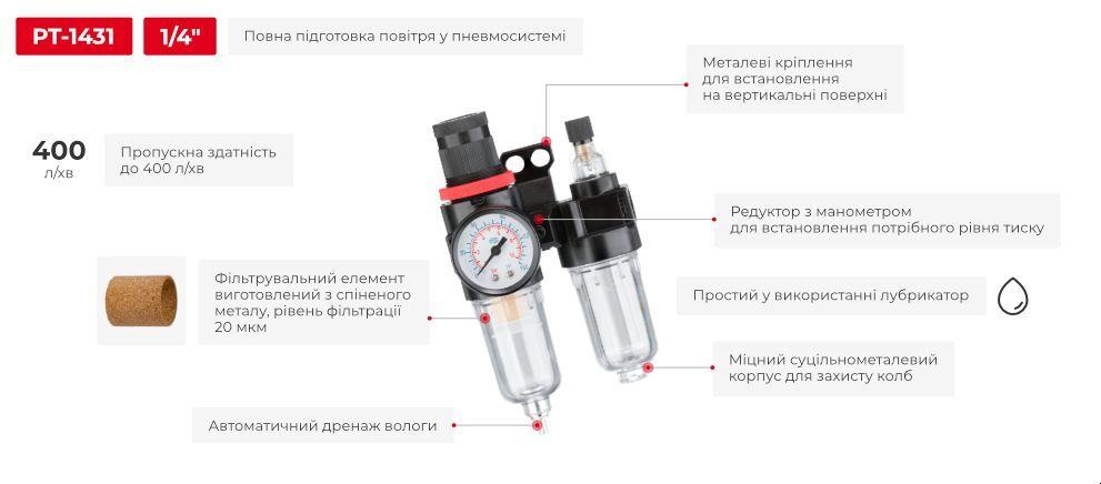 Блок підготовки повітря 1/4
