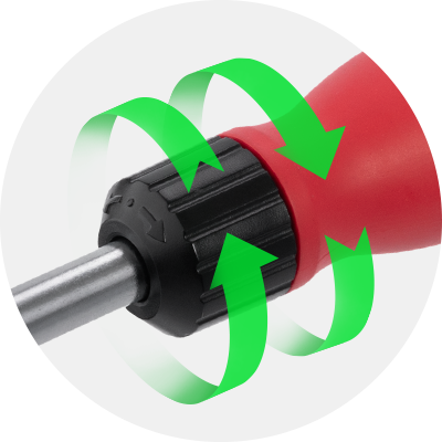 Викрутка реверсивна з комплектом насадок 12 од. INTERTOOL VT-1003
