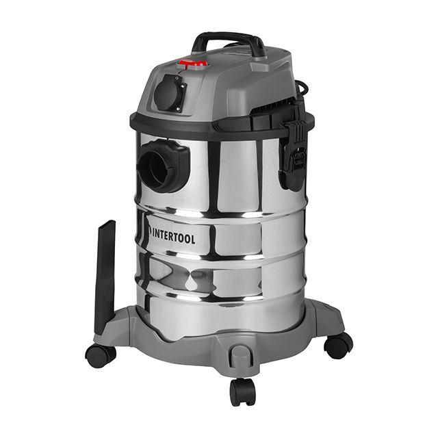 Пилосос будівельний 1.4 кВт бак 30л INTERTOOL DT-1030