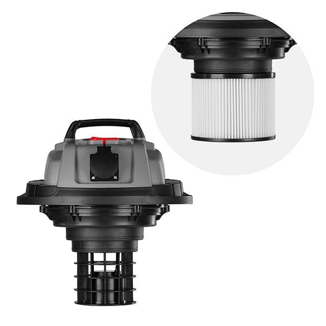 Пилосос будівельний 1.4 кВт бак 30л INTERTOOL DT-1030