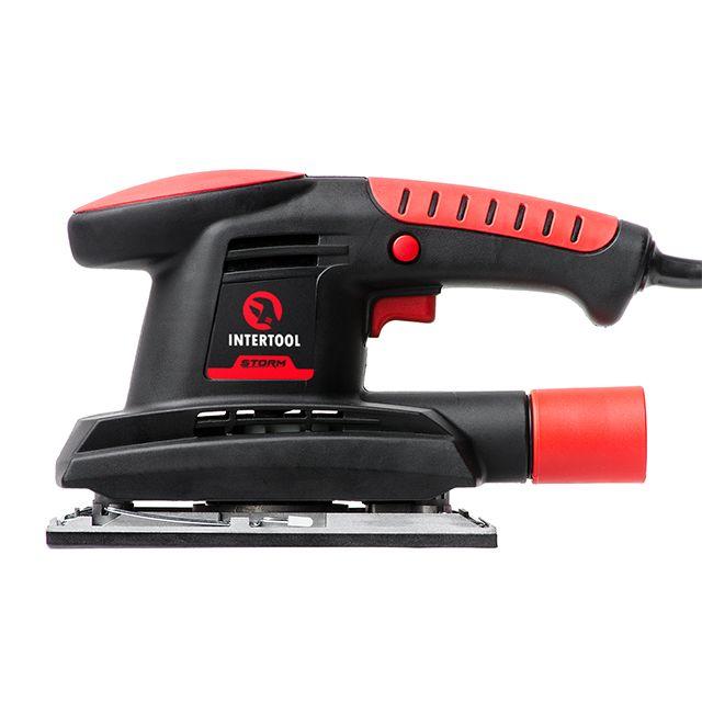 Шліфмашина вібраційна 200 Вт, 11000 об/хв, платформа 187*90 мм INTERTOOL WT-0521