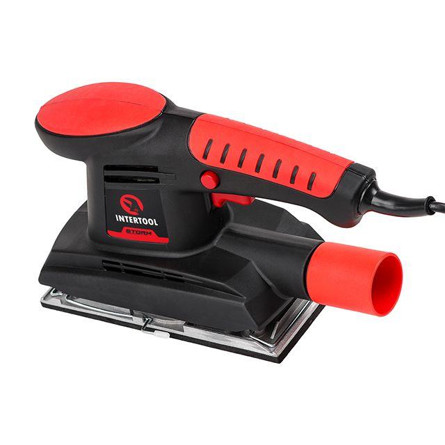 Шліфмашина вібраційна 200 Вт, 11000 об/хв, платформа 187*90 мм INTERTOOL WT-0521