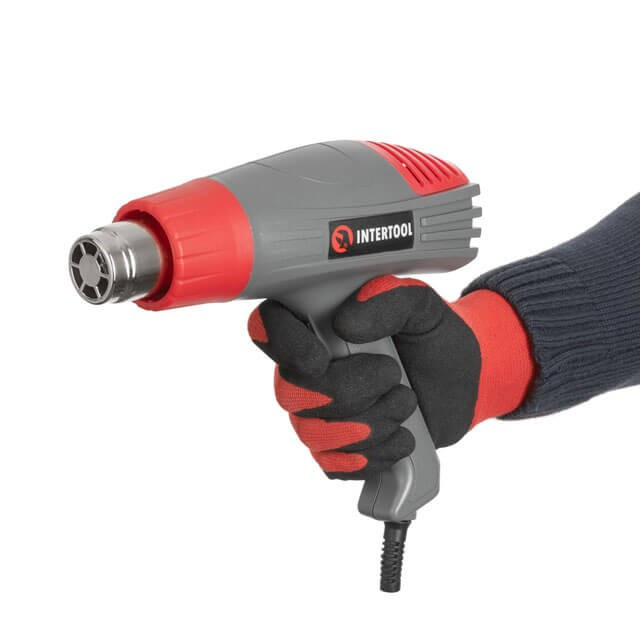 Фен технiчний, 2000 Вт,2 режими, 400-600 °C, 300-500 л/хв INTERTOOL DT-2416