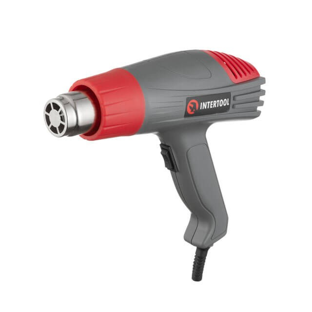 Фен технiчний, 2000 Вт,2 режими, 400-600 °C, 300-500 л/хв INTERTOOL DT-2416