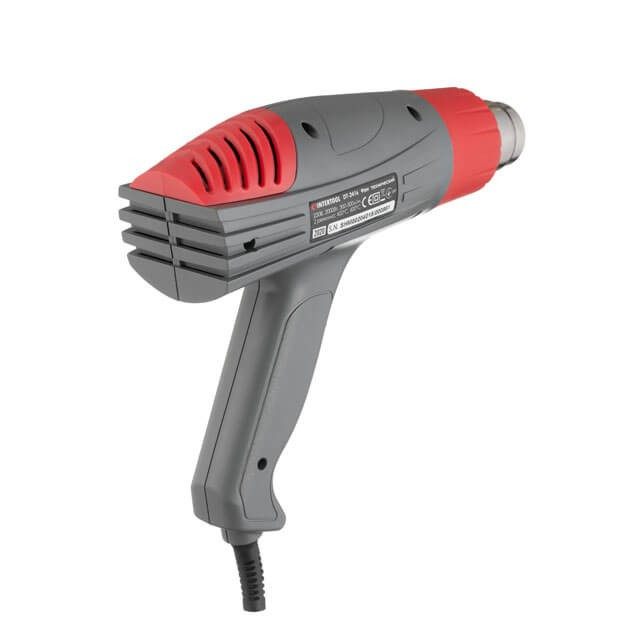 Фен технiчний, 2000 Вт,2 режими, 400-600 °C, 300-500 л/хв INTERTOOL DT-2416