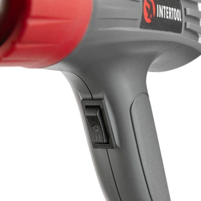 Фен технiчний, 2000 Вт,2 режими, 400-600 °C, 300-500 л/хв INTERTOOL DT-2416