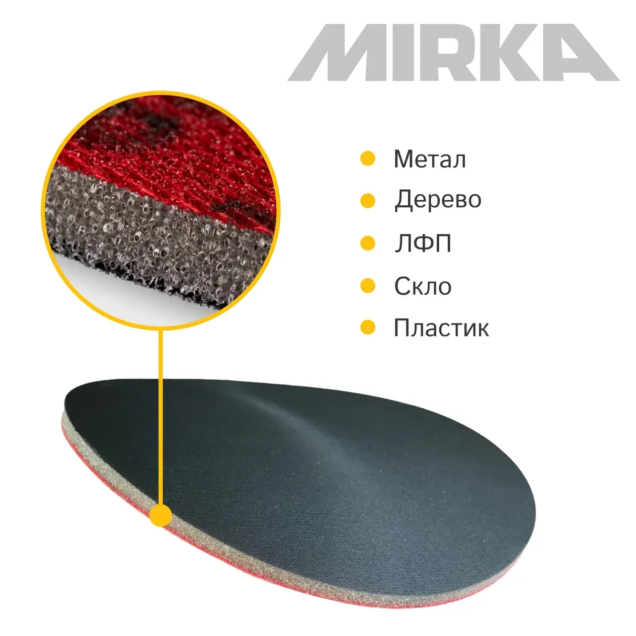 Абразивні круги Mirka Abralon d125мм  Р360