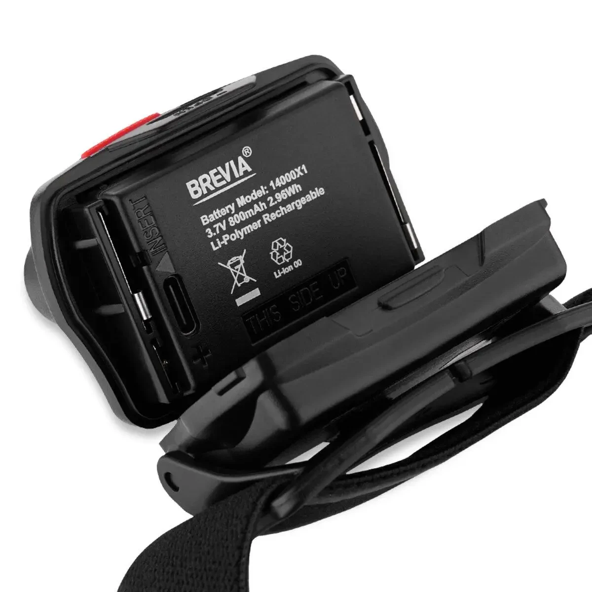 Ліхтар налобний Brevia 14520FBX1 520Lm 800mAh  IP64