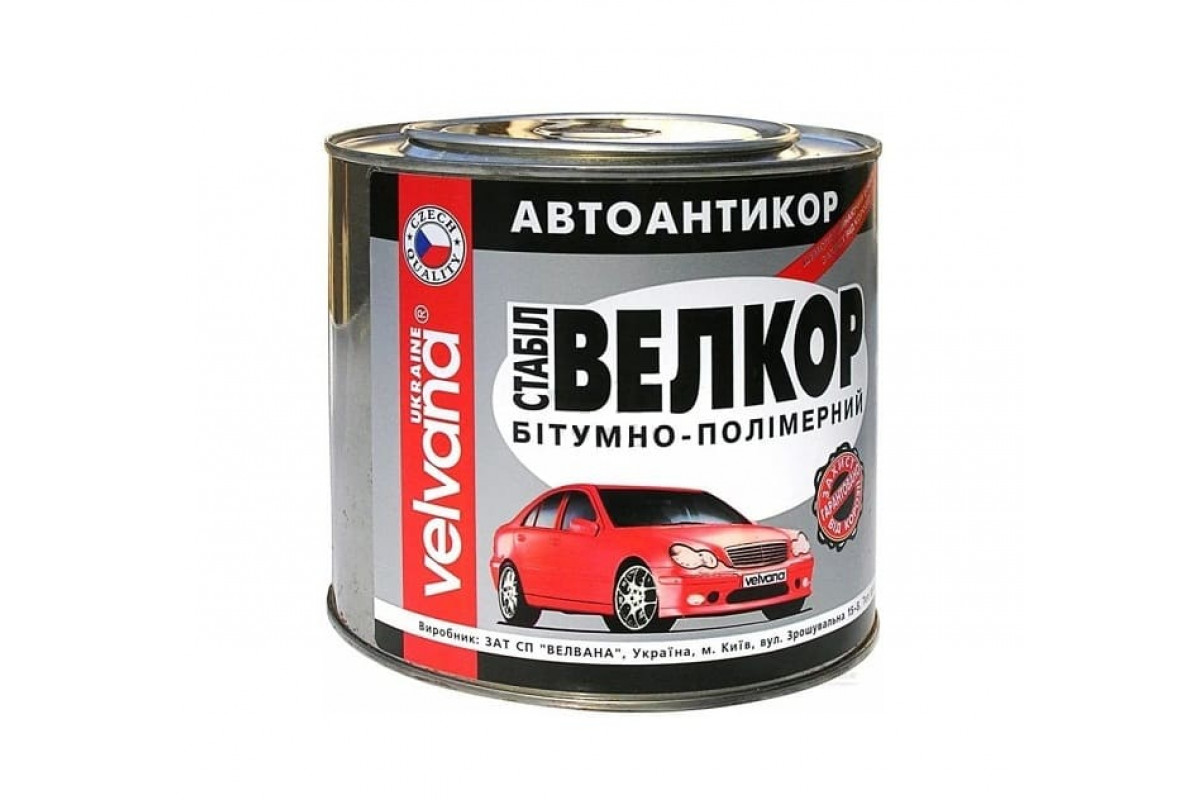 Велвана  Мастика  Полімерно-бітумна 1,8кг
