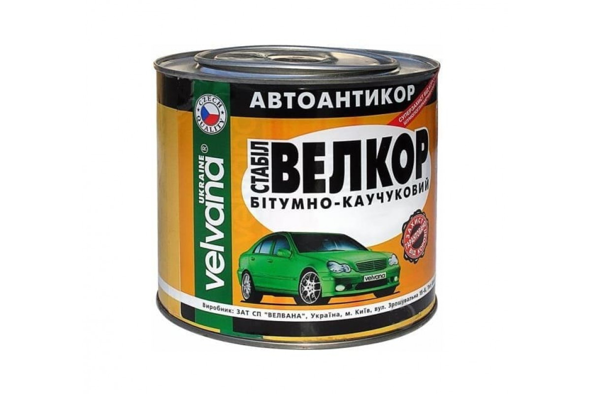 Велвана Мастика Бітумно-каучукова 4кг