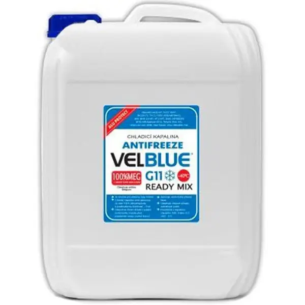 Антифриз-36С Велвана VELBLUE G11 Реді Мікс блакитний 9,6кг