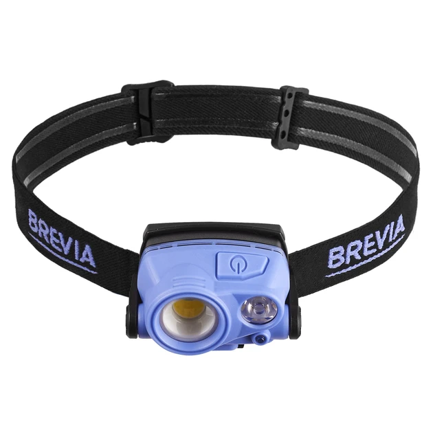 Ліхтар налобний Brevia 14100WX1 400Lm + 200Lm, 3W + 3W COB, 1200mAh  IP65