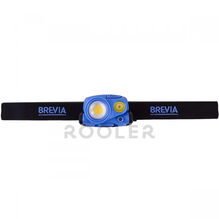 Ліхтар налобний Brevia 14100WX1 400Lm + 200Lm, 3W + 3W COB, 1200mAh  IP65