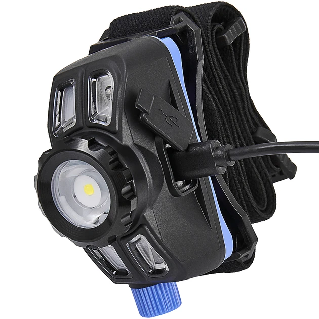 Ліхтар налобний  400Lm  5W , 1400mAh  IP65 Brevia 14150WZX1