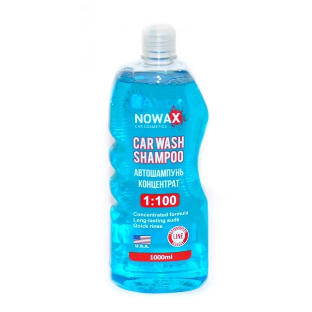 Автомобільний шампунь концентрат Nowax Car Wash Shampoo 1л (NX01000)