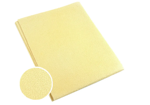 NOWAX 65451  Професійна ганчірка для авто  40*50 мм жовта (штучна замша)
