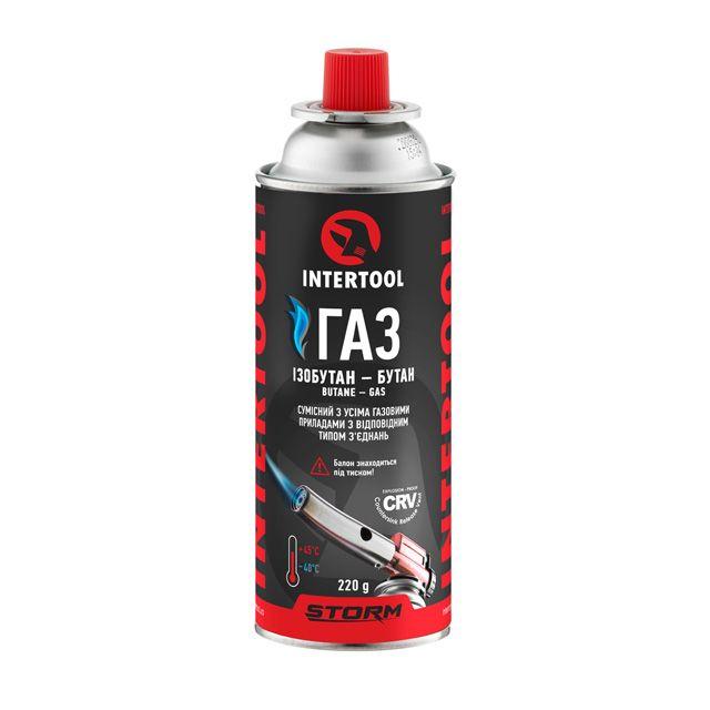 Газовий балон 220 г Intertool GS-0022