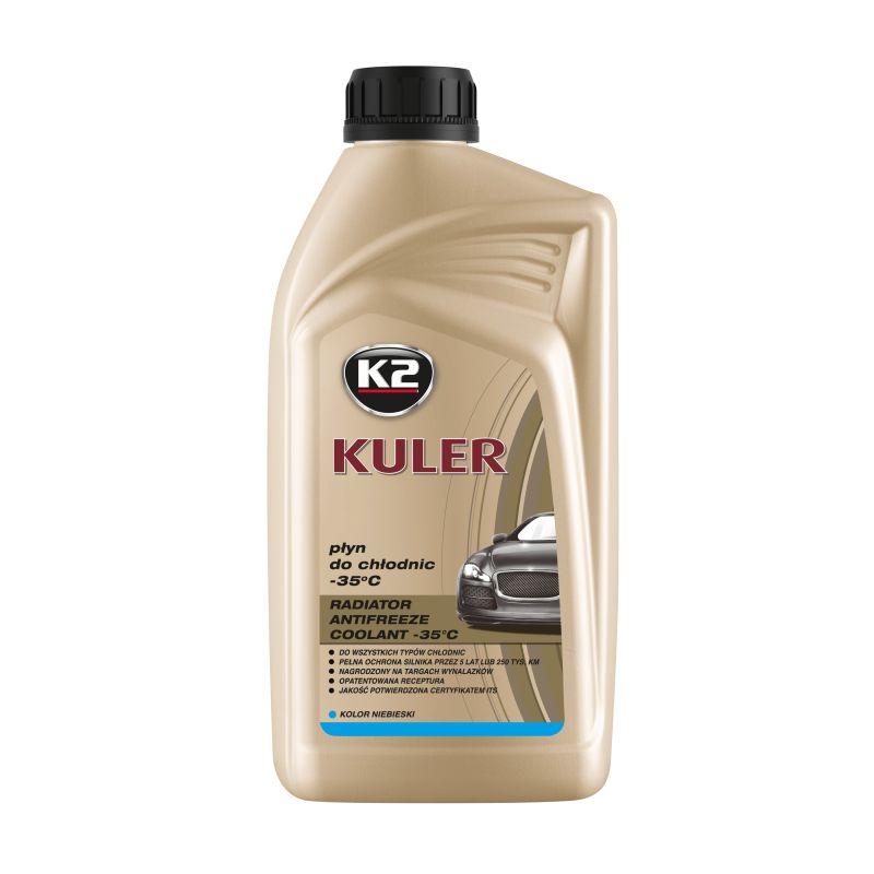 Охолоджуюча рідина (Антифриз) блакитний 1л K2 Kuler Long Life G11 -35°C
