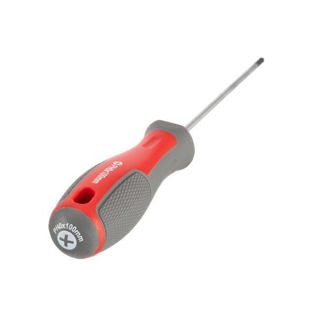 Викруткa хрестова  PH0×100 мм  Cr-V INTERTOOL VT-3314