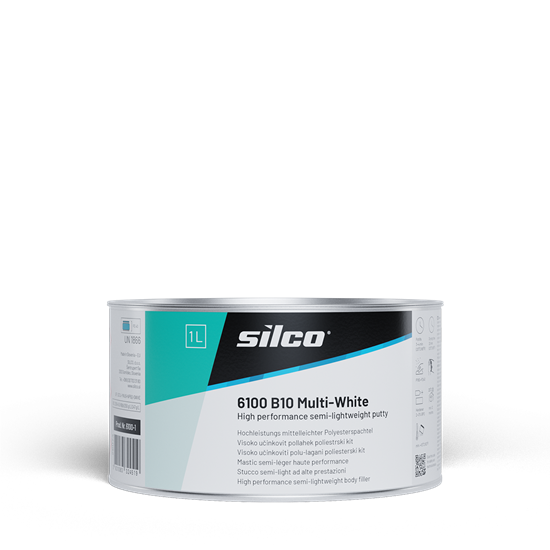 Шпатлівка універсальна SILCO  6100-1  B10 Multi-White  (біла)  1.0л