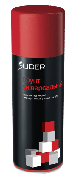 Грунт в аерозолі універсальний червоний LIDER 400мл