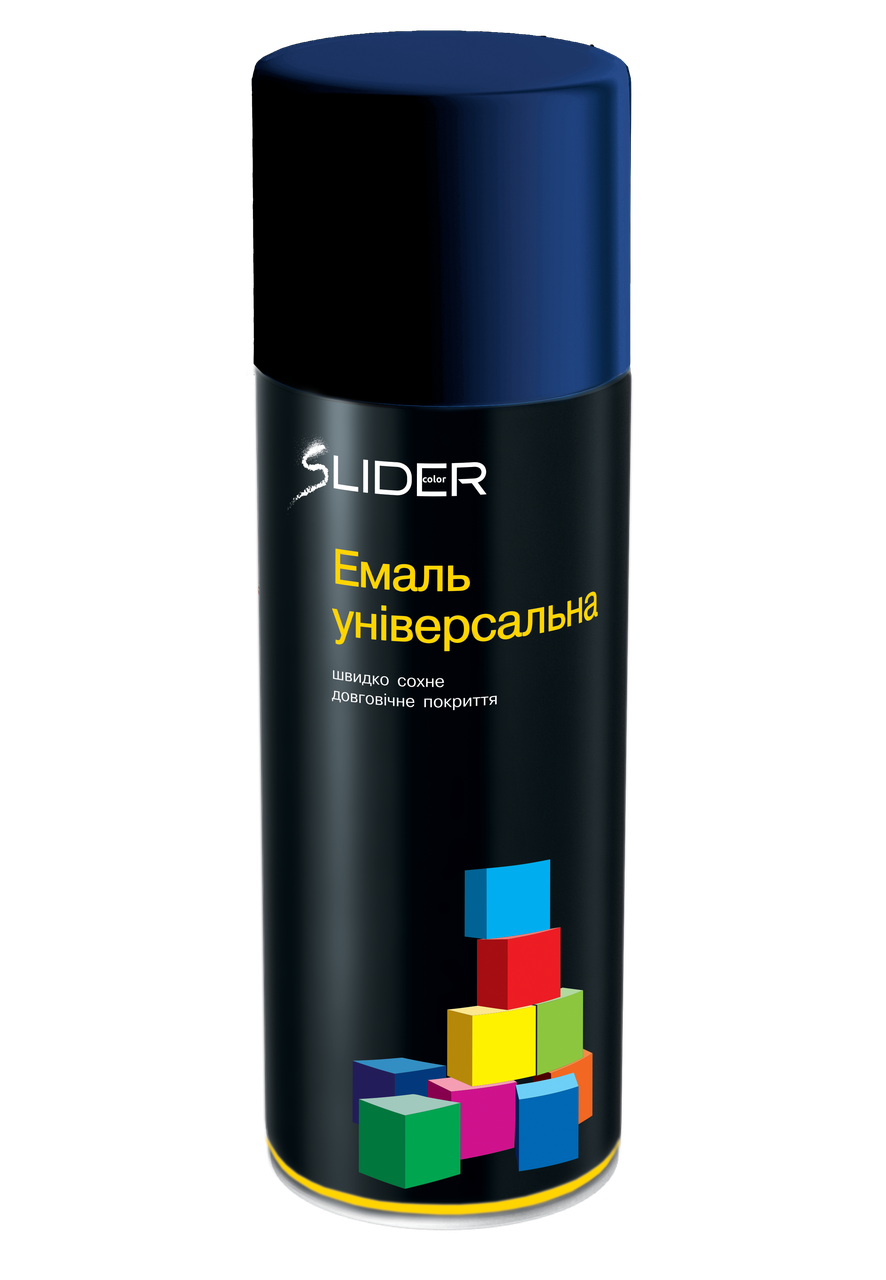 Фарба в аерозолі універсальна 5022 темно-синя LIDER 400мл