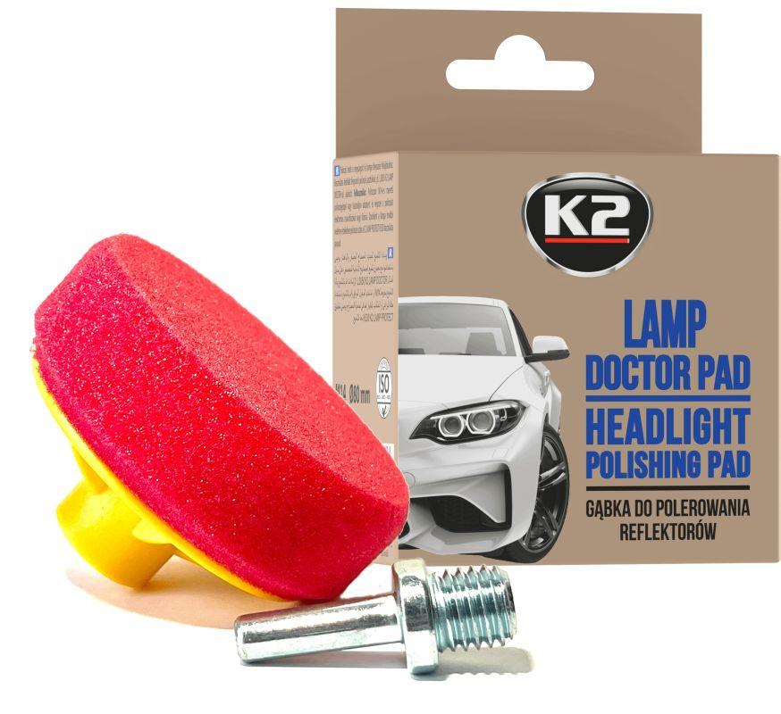 Губка для полірування фар K2  Lamp Doctor Pad 80мм