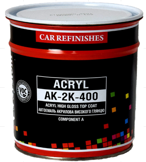 Автоемаль акрилова CS System AK-2K-400, 110 Рубін 0,8л  (без затверджувача)