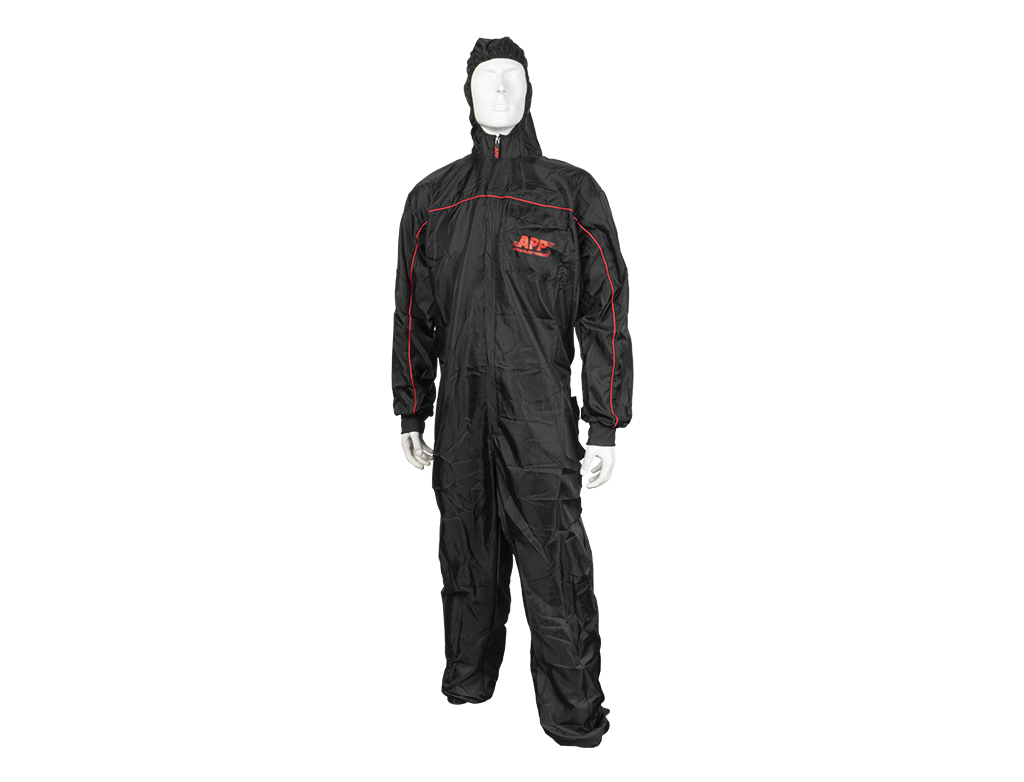 Захисний комбінезон APP KR Ultra Pro PPE чорний (розмір XXXL)