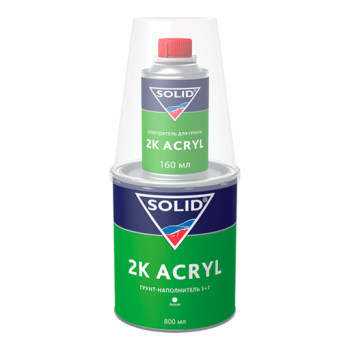 Ґрунт акриловий 2К 5+1 Solid (чорний)