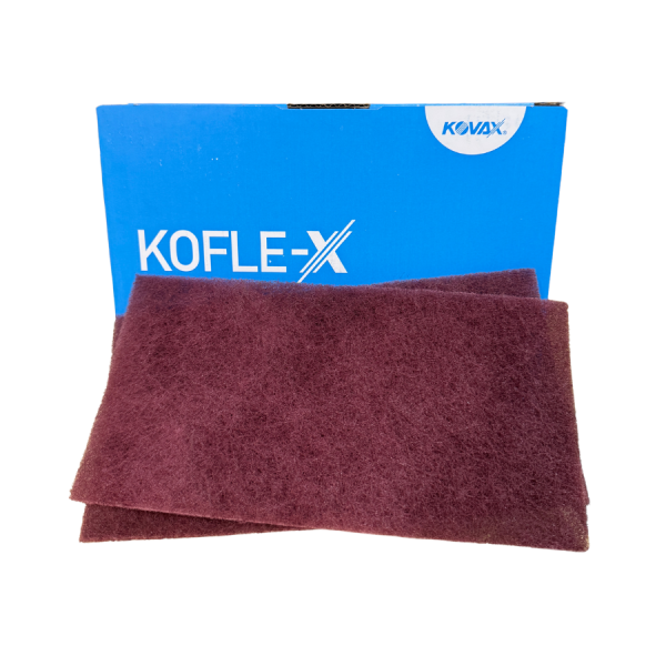 Матуючий войлок Kovax KOFLE-X Slim Hand Red Fine 115х230мм