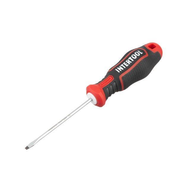 Викрутка шлицьова  SL3 0×75 мм S2  STORM INTERTOOL VT-3401