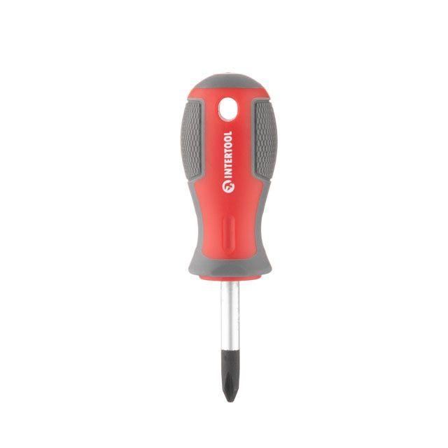 Викруткa хрестова  PH2×38 мм  Cr-V INTERTOOL VT-3319