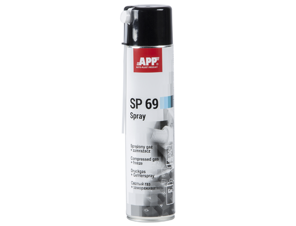 Стиснене повітря + заморозник APP SP 69 Spray 600мл (212069)