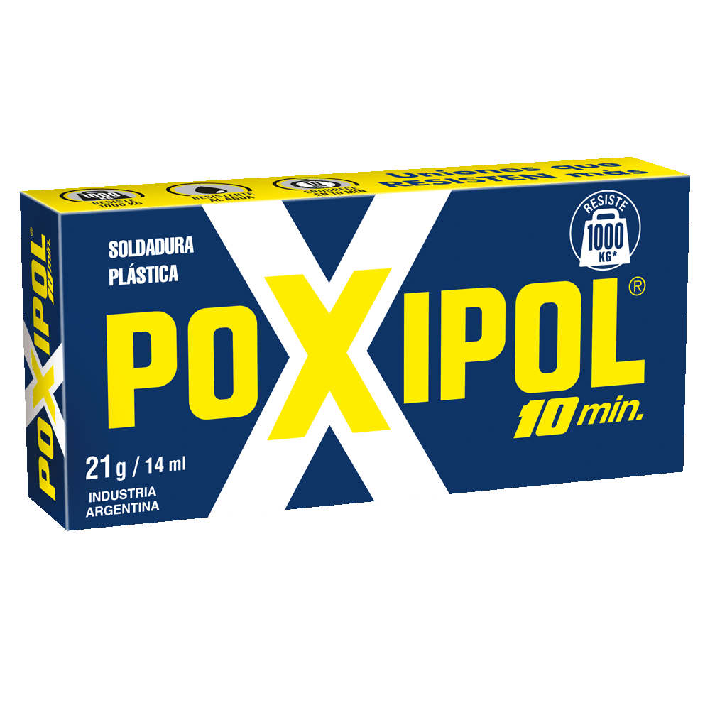 Двокомпонентний епоксидний клей Poxipol 21г/14мл (синій-сірий)