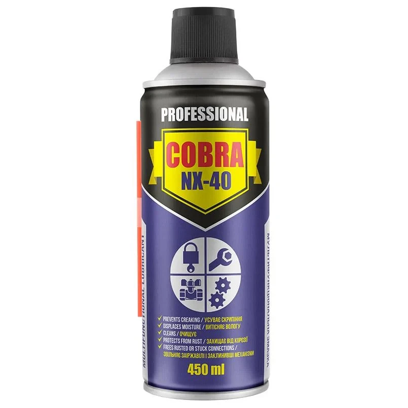 Спрей багатофункціональний Nowax Multifunctional Lubricant Cobra NX-40 450мл (NX45400)