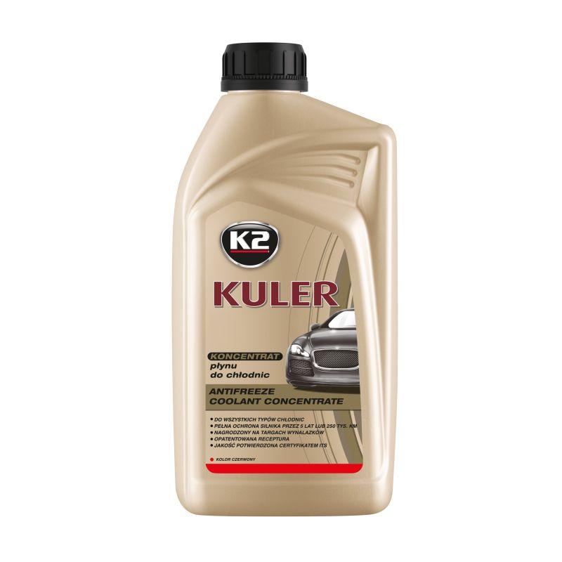 Охолоджуюча рідина (антифриз) червона концентрат K2 Kuler Concentrate 1л