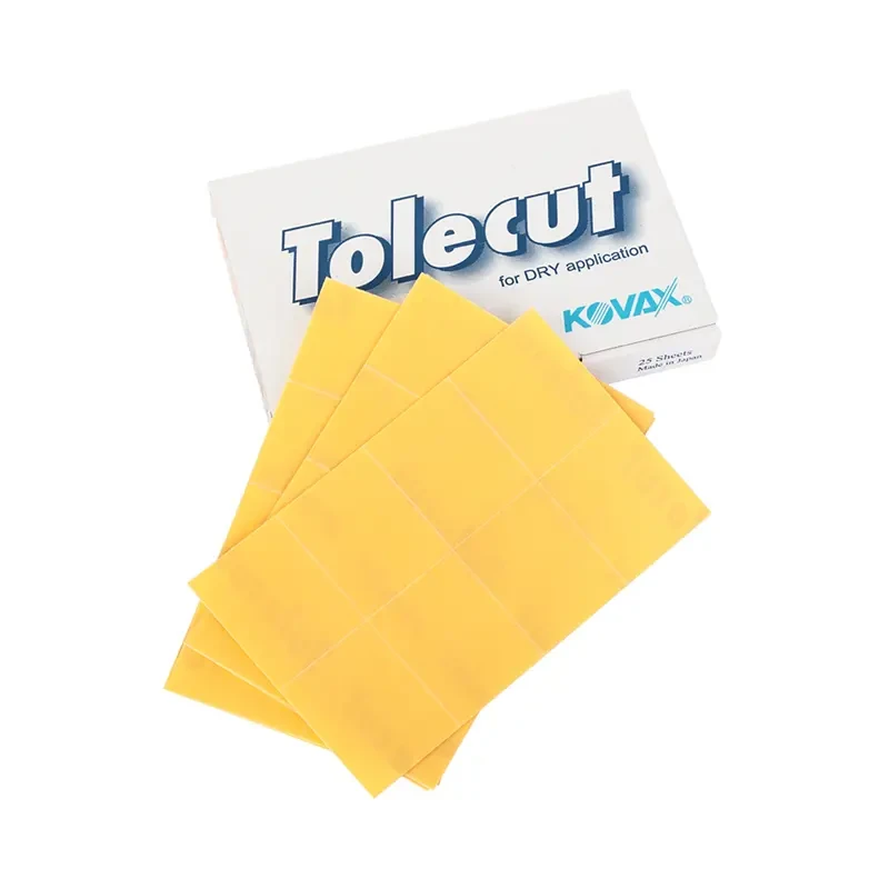 Лист Kovax Tolecut помаранчевий, порізаний 1/8, розмір 29*35мм P1200 (1 лист)