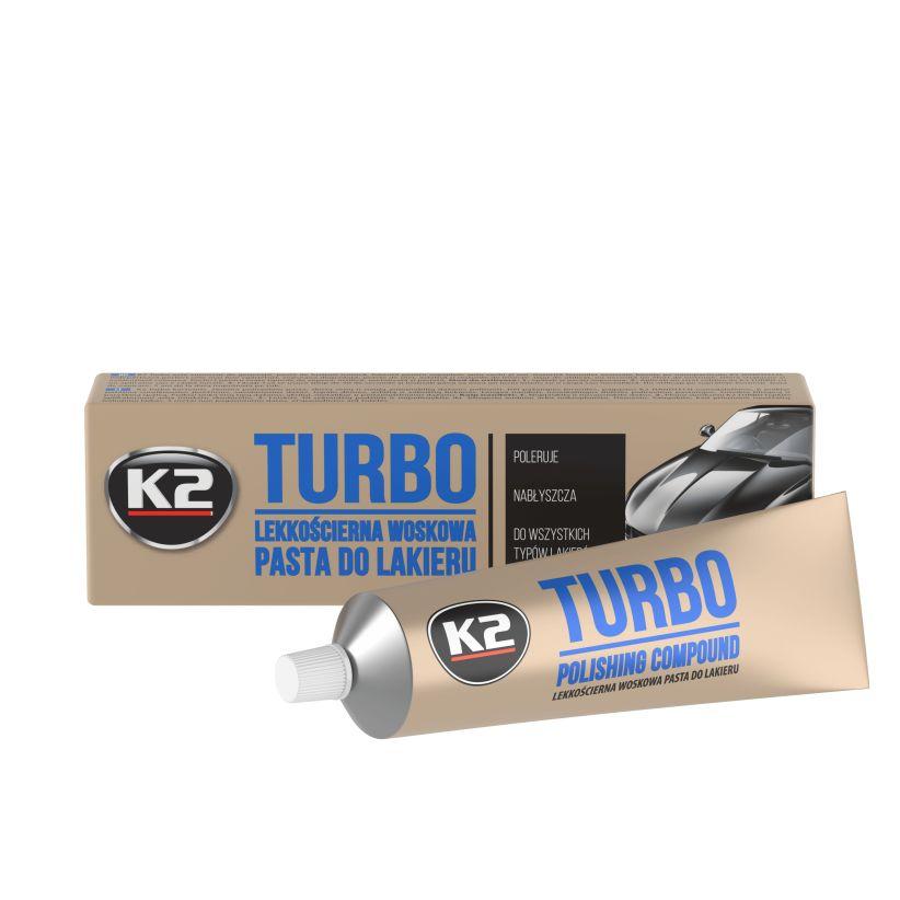 Воскова паста для полірування кузова K2 Turbo Tempo 120г