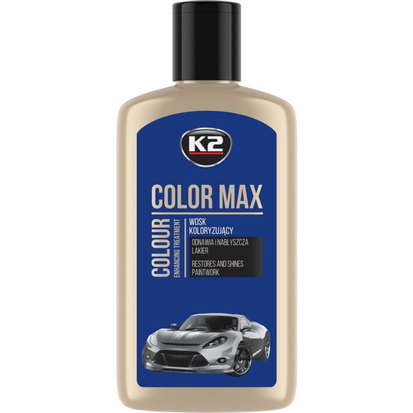 Поліроль воскова для кузова відтінковий блакитний 250 мл K2 Color Max