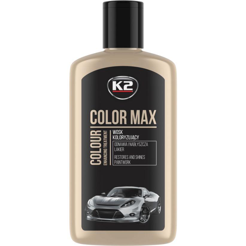 Поліроль восковий для кузова відтіняючий чорний 250мл K2 Color Max